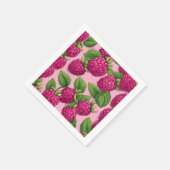 Serviette En Papier Baie rose (Coin)