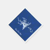 Serviette En Papier Baies à impression Cyano (Coin)