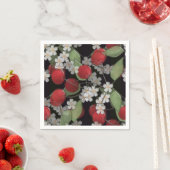 Serviette En Papier Baies rouges (En situation)