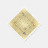 Serviette En Papier Baignade Tribale Bébé Shower (Coin)