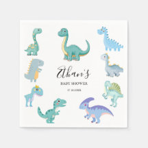 Baignée de bébé dinosaure élégante Blanc