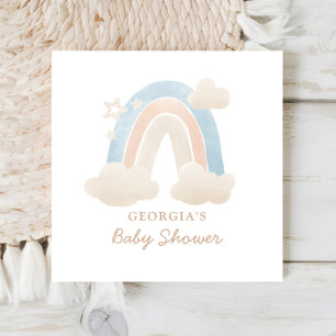 Serviette En Papier Bain de couleur arc-en-ciel pour bébé