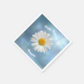 Serviette En Papier Baise blanche gaie (Coin)