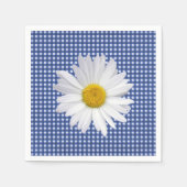 Serviette En Papier Baise blanche sur En vichy (Devant)