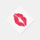 Serviette En Papier Baiser à lèvres (Coin)