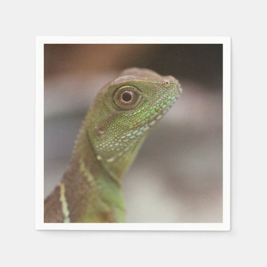 Serviette En Papier Baiser d'Iguana (Devant)