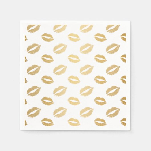 Serviette En Papier Baisers brillants (Devant)