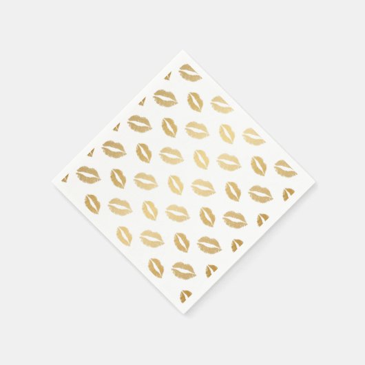 Serviette En Papier Baisers brillants (Coin)