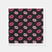 Serviette En Papier Baisers roses (Devant)