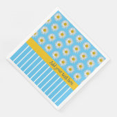 Serviette En Papier Baisson d'été et Cool rayures Papier Napkin (Coin)