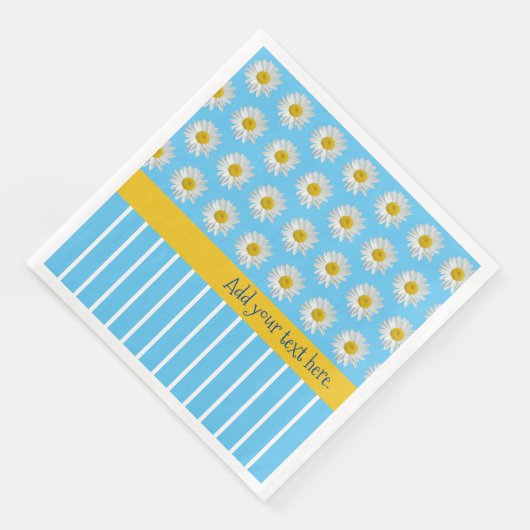 Serviette En Papier Baisson d'été et Cool rayures Papier Napkin (Coin)