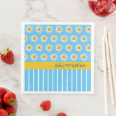 Serviette En Papier Baisson d'été et Cool rayures Papier Napkin (En situation)