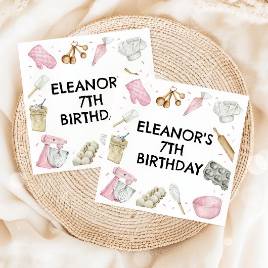 Serviette En Papier Baking Cupcake Décoration Anniversaire serviettes