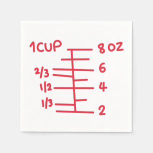 Serviette En Papier Baking Party Mesure Coupe Napkin
