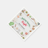 Serviette En Papier Baking Spiritueux Fête de Noël (Coin)