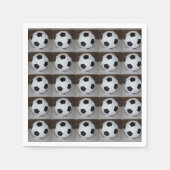 Serviette En Papier Bal de football photo (Devant)