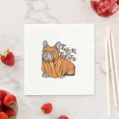 Serviette En Papier Balais d'Halloween (En situation)