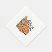 Serviette En Papier Balais d'Halloween (Coin)