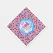 Serviette En Papier Balances rose pourpre de mer de sirène (Coin)