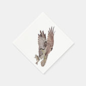 Serviette En Papier Balbuzard pêcheur avec poisson (Coin)