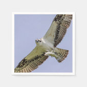 Serviette En Papier Balbuzard pêcheur avec poisson (Devant)
