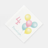 Serviette En Papier Balcons d'anniversaire enfant serviettes (Coin)