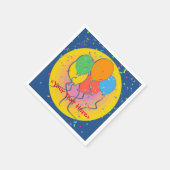 Serviette En Papier Balcons d'anniversaire personnalisés serviettes (Coin)