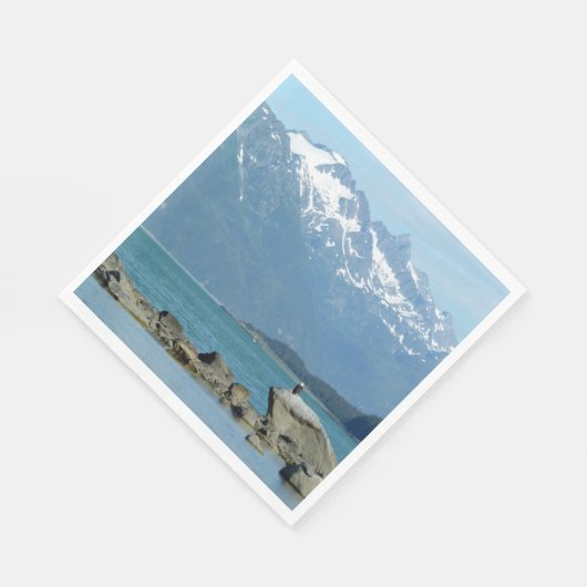 Serviette En Papier Bald Eagle à Skagway Alaska (Coin)