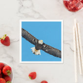 Serviette En Papier Bald Eagle en vol (En situation)