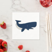 Serviette En Papier Baleine (En situation)
