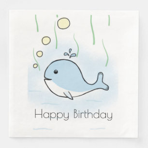 Serviette En Papier Baleine