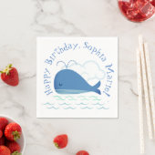 Serviette En Papier Baleine détendue (En situation)