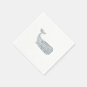 Serviette En Papier Baleine Ocean Pebbles Mer Verre Papier Napkin (Coin)