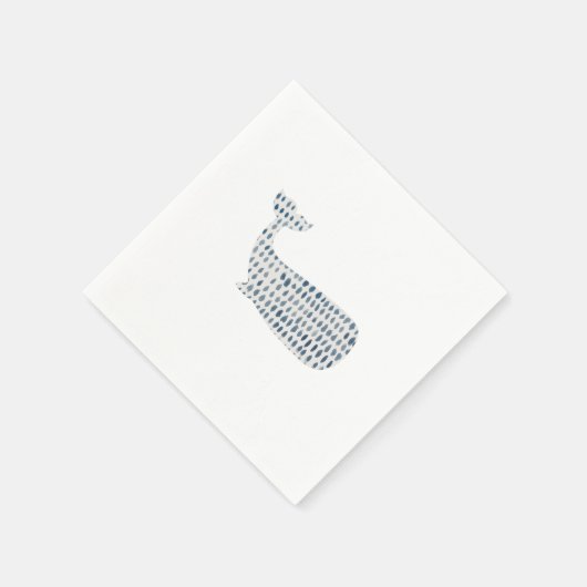 Serviette En Papier Baleine Ocean Pebbles Mer Verre Papier Napkin (Coin)