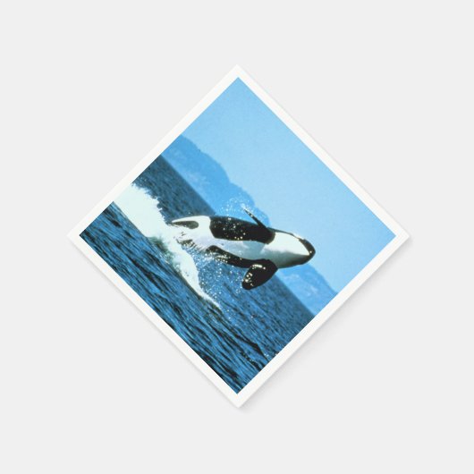 Serviette En Papier Baleine tueuse (Coin)