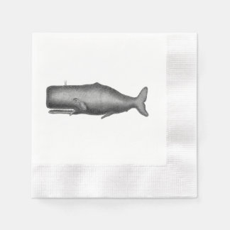 Serviette En Papier Baleine vintage