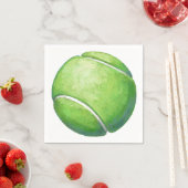 Serviette En Papier Ball de tennis (En situation)