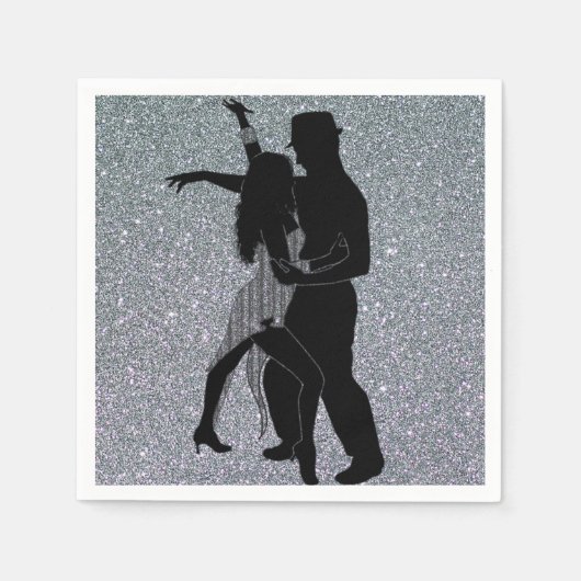 Serviette En Papier Ball Room Dancing Party Napkins (Devant)