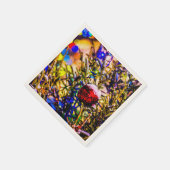 Serviette En Papier Ball rouge Noël (Coin)