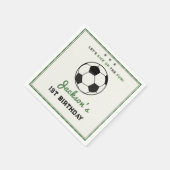 Serviette En Papier Balle de football étoile Papier d'anniversaire Nap (Coin)