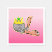 Serviette En Papier Balle et chaîne (Devant)