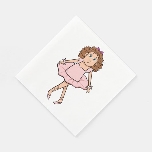 Serviette En Papier Ballerina (Coin)