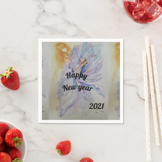 Serviette En Papier Ballerina (En situation)