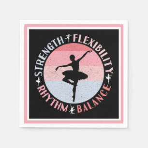 Serviette En Papier Ballerina Ballet Dancer - Valeurs Mindset