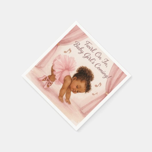 Serviette En Papier Ballerina in the Making (Coin)