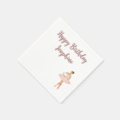 Serviette En Papier Ballerina moderne thème d'anniversaire Napkins (Coin)