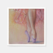 SERVIETTE EN PAPIER BALLERINA SOLO PAPIER NAPKINS (Devant)