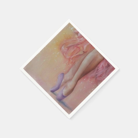 SERVIETTE EN PAPIER BALLERINA SOLO PAPIER NAPKINS (Coin)