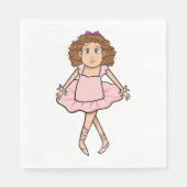 Serviette En Papier Ballerine (Devant)