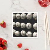 Serviette En Papier Balles de baseball (En situation)